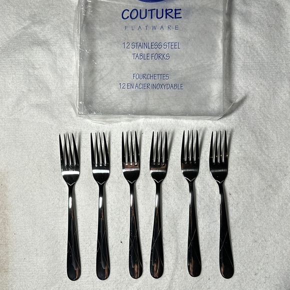 Stainless steel table forks - Picture 1 of 2